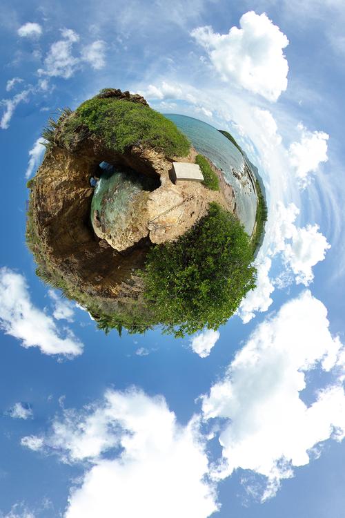Erde - Panoramaeffekt