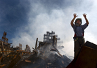 Foto Feuerwehrmann WTC