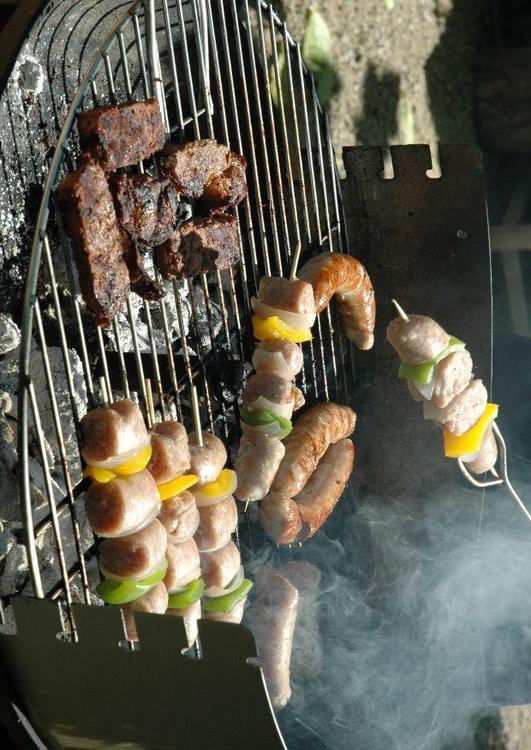 Fleisch auf dem Barbeque