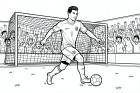 Malvorlage fuÃballer