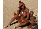 Foto Himba-Mutter mit Kind