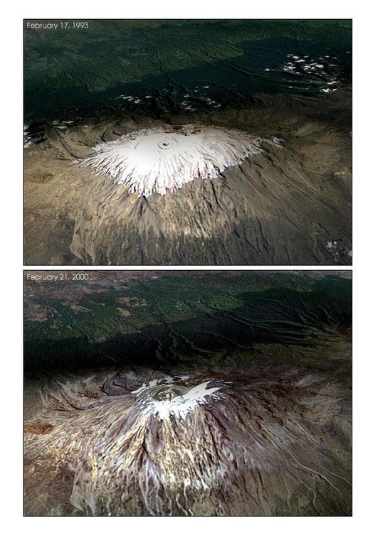 Kilimanjaro 1993 - 2000: ErderwÃ¤rmung