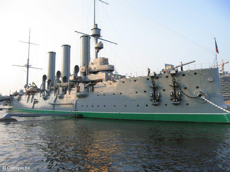 Foto Kriegschiff Aurora
