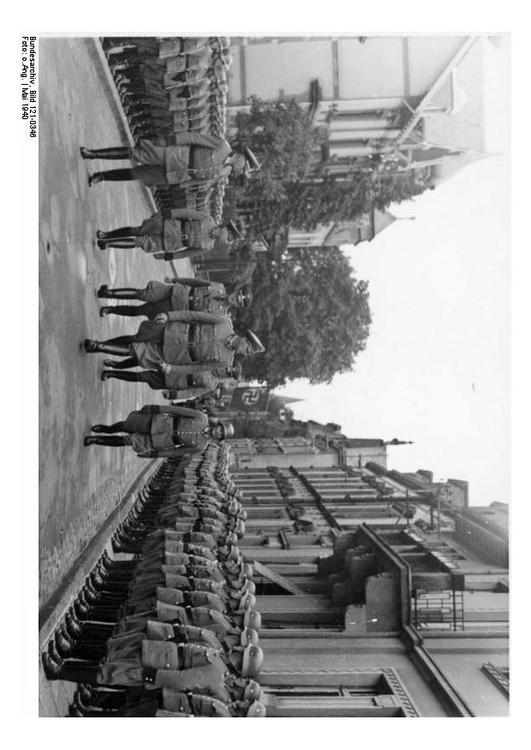 Parade in SaarbrÃ¼cken