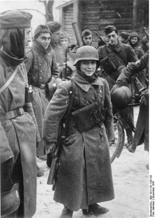 Foto Russland - 17jÃ¤hriger Soldate der franzÃ¶sischen Legion
