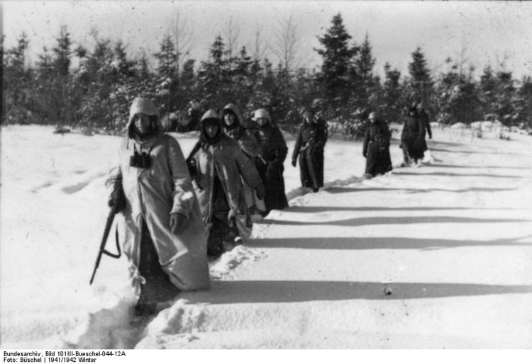 Foto Russland - Soldaten im Schnee