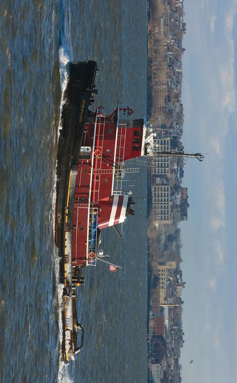 Schlepper im Hafen von New York