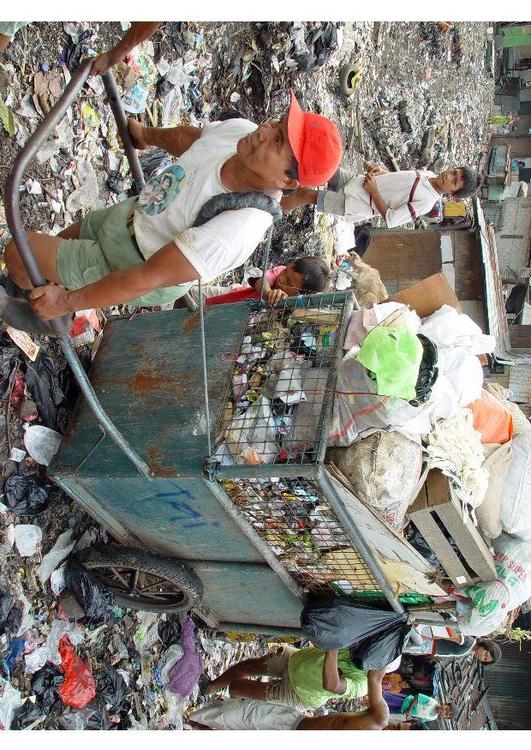 slum in Jakarta, Indonesien