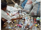 Fotos slum in Jakarta, Indonesien