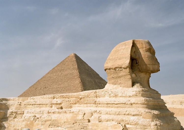 Foto Sphinx in Gizeh
