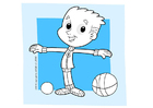 Malvorlage sport ausüben