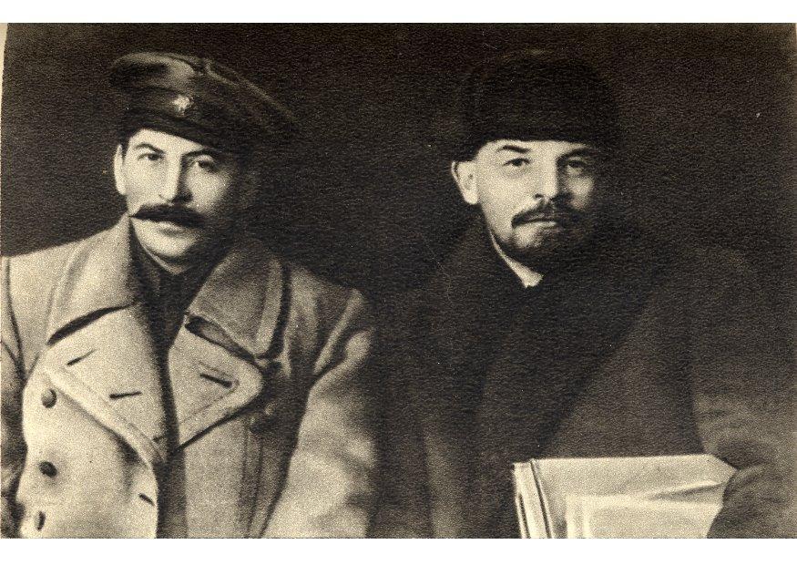 Foto Stalin und Lenin