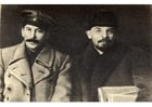 Fotos Stalin und Lenin