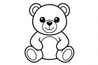 Malvorlage teddybär