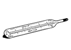 Malvorlage  Thermometer