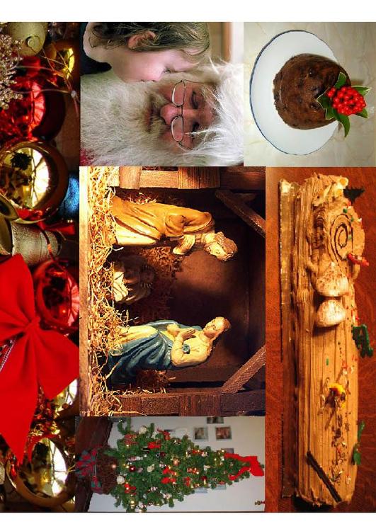 Weihnachtscollage