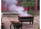 Fotos Weihrauch im Chengdu Tempel