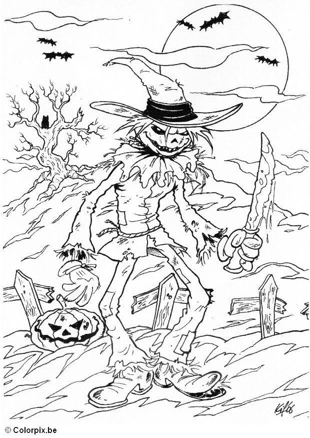 01 halloween Malvorlage 01 halloween