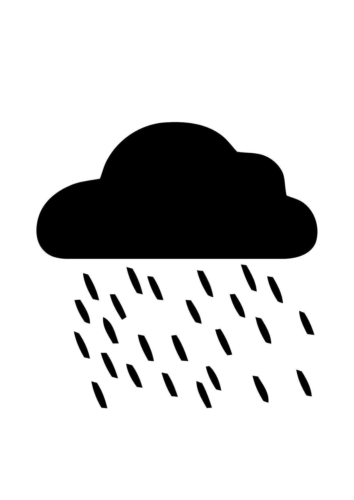 01a. regen Malvorlage 01a. regen