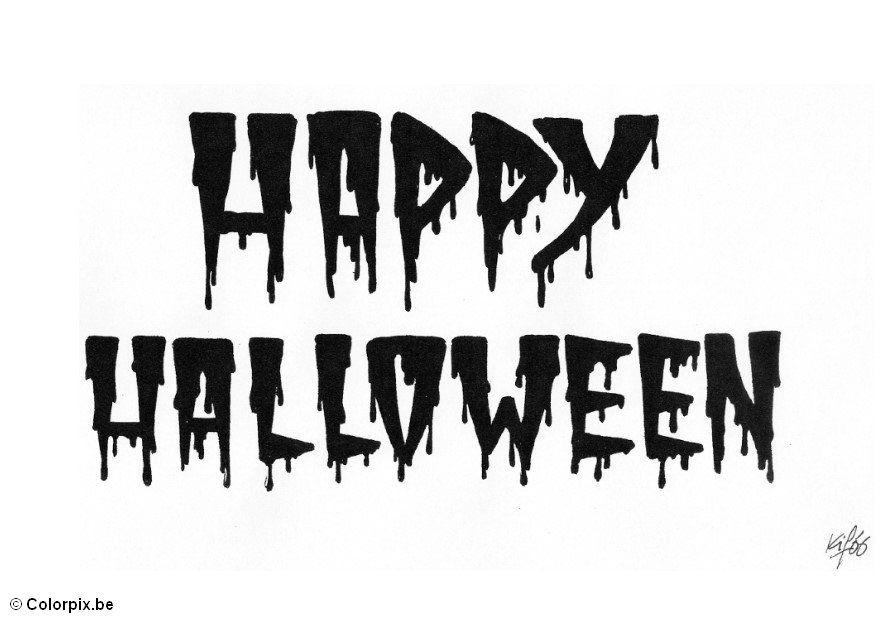 05 happy halloween Malvorlage 05 happy halloween