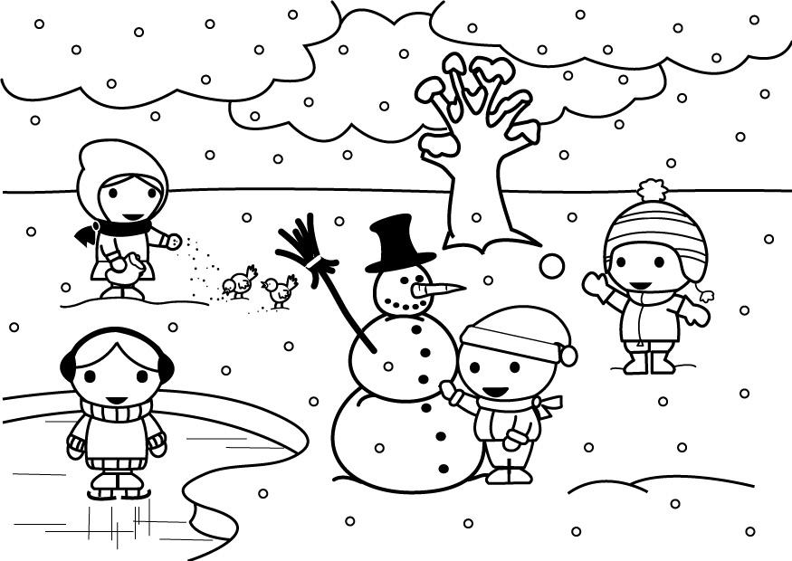 2b winter Malvorlage 2b winter