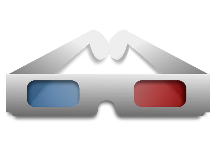 3d brille Bild 3d brille