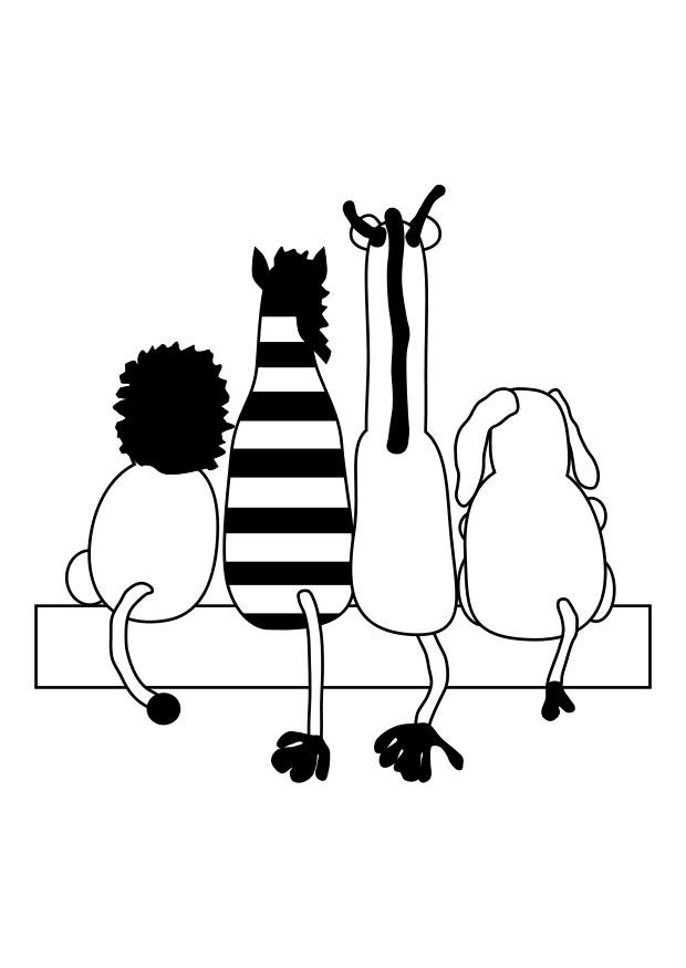 4 freunde Malvorlage 4 freunde
