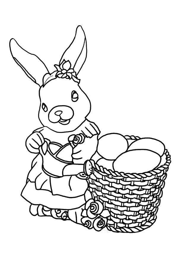 osterhase Malvorlage osterhase