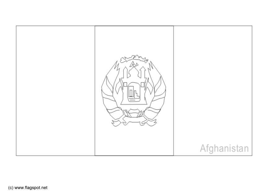 afghanistan Malvorlage afghanistan