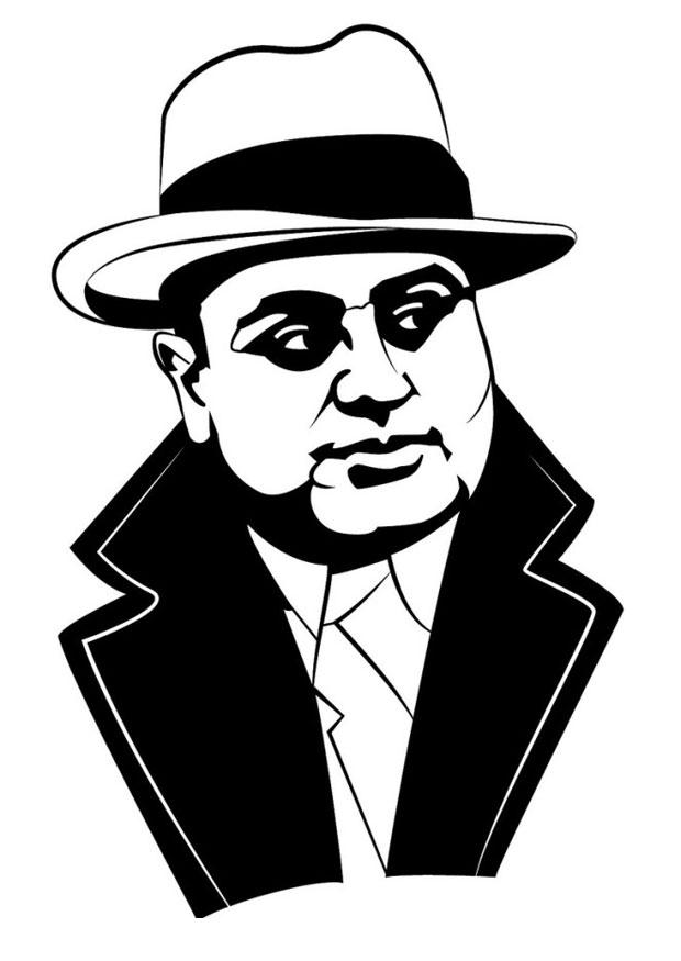 al capone Malvorlage al capone