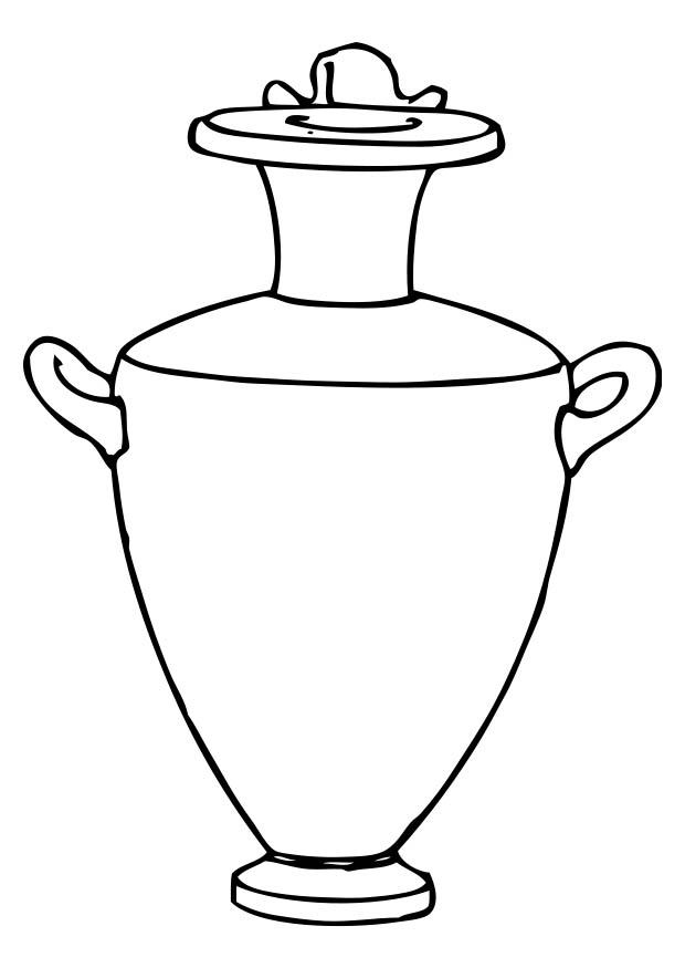 amphore Malvorlage amphore