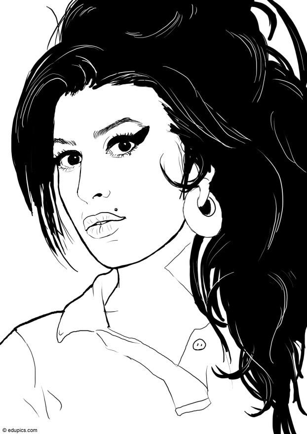 amy winehouse Malvorlage amy winehouse