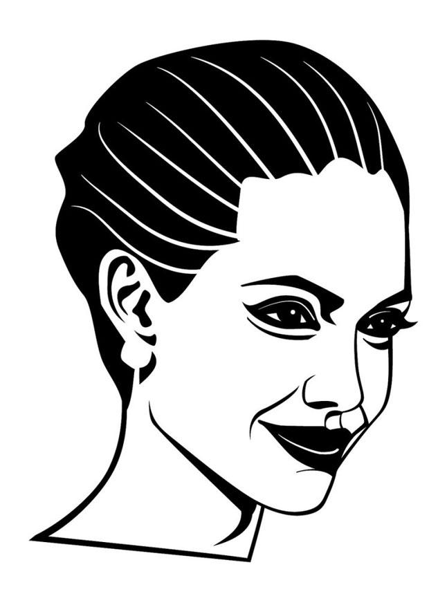 angelina jolie Malvorlage angelina jolie