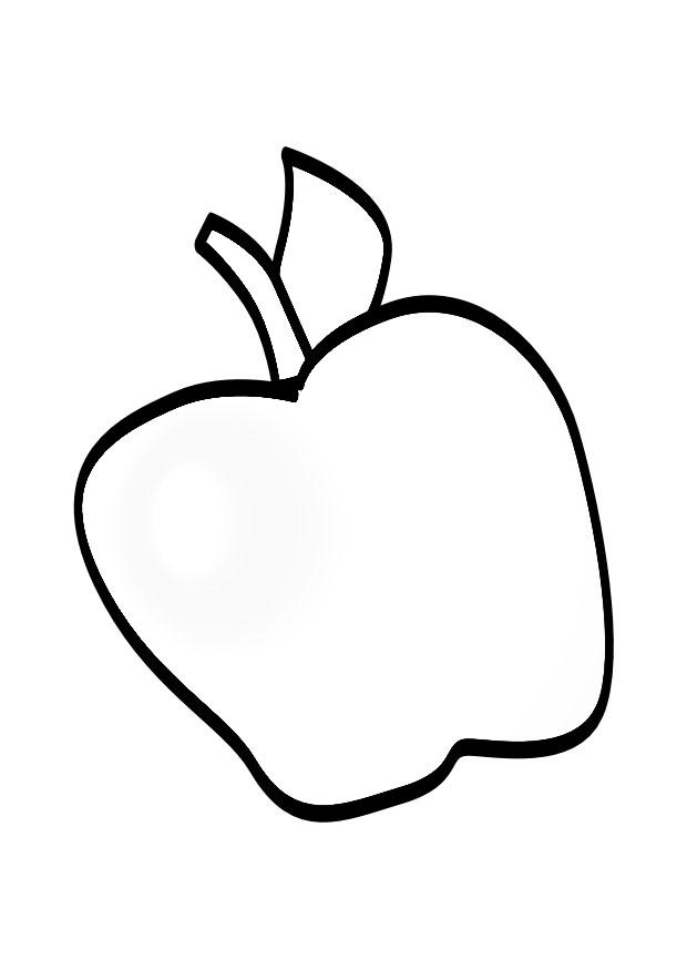 apfel Malvorlage apfel