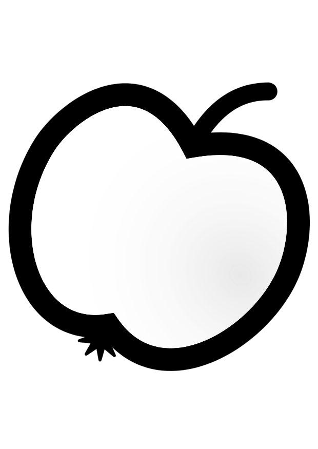 apfel Malvorlage apfel