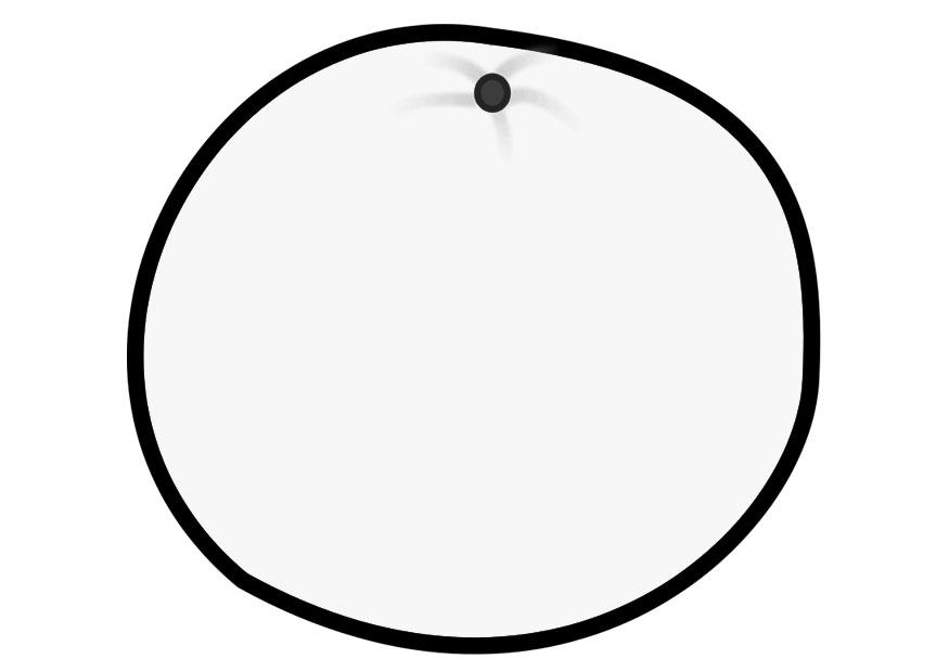 apfelsine Malvorlage apfelsine