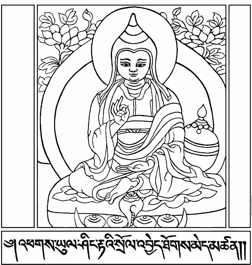 asanga Malvorlage asanga