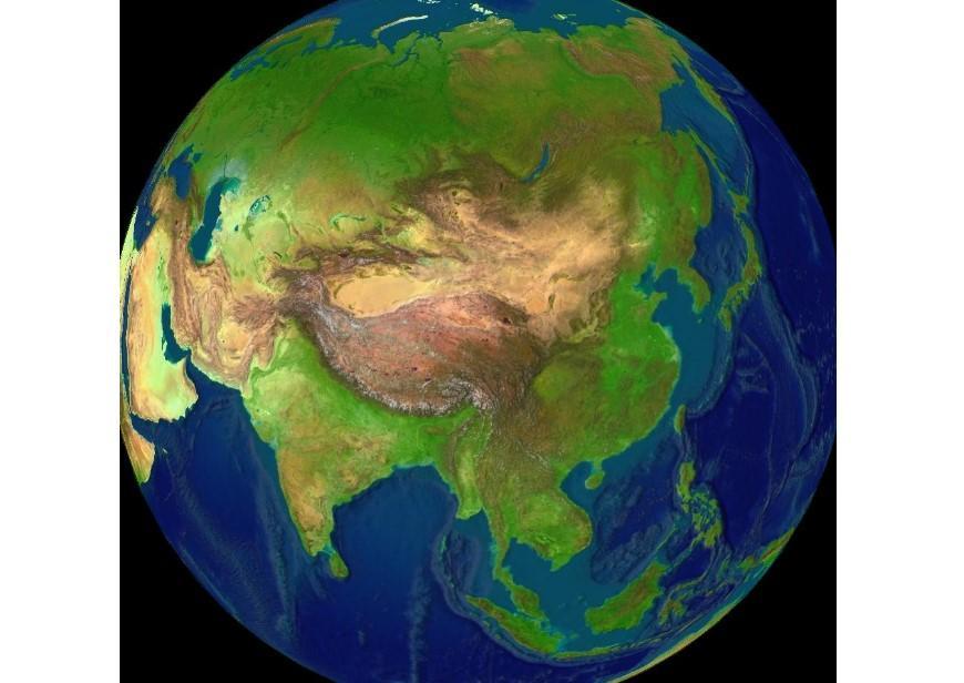 asien geografisch Foto asien geografisch