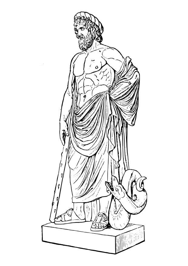Malvorlage asklepios