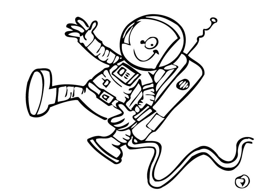 astronaut Malvorlage astronaut