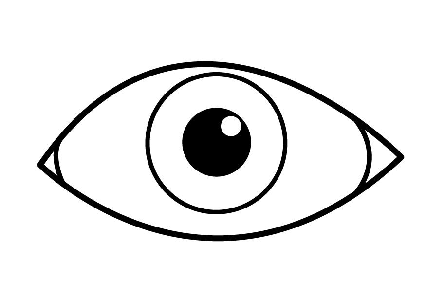 auge Malvorlage auge