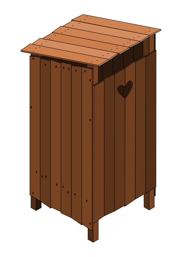 auAŸentoilette - geschlossene tA¼r Bild auAŸentoilette - geschlossene tA¼r
