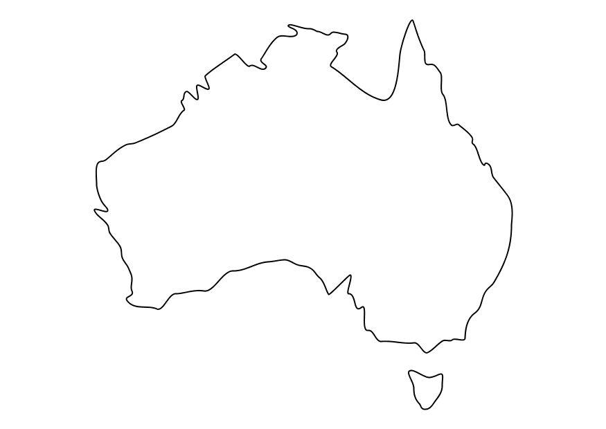 australien Malvorlage australien