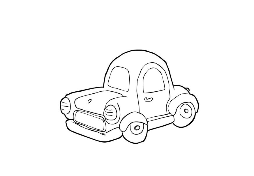auto Malvorlage auto