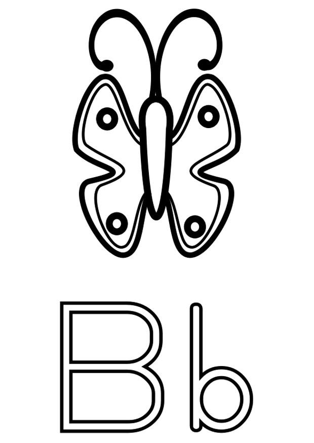 b Malvorlage b