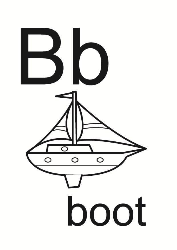 b Malvorlage b