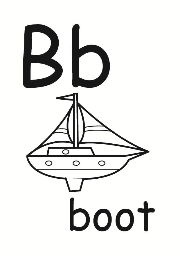 b Malvorlage b