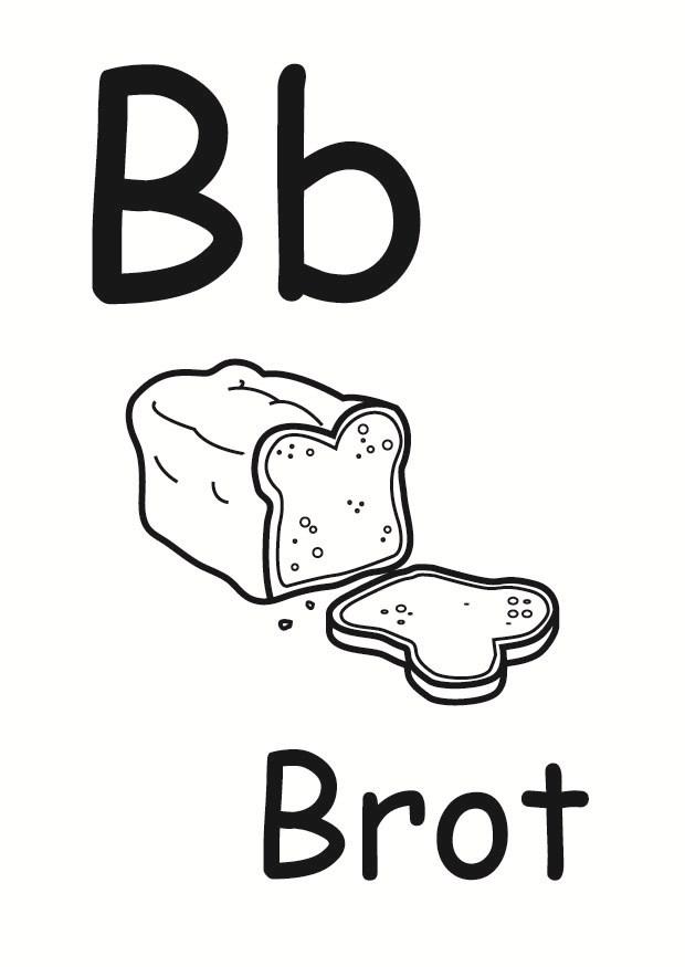 b Malvorlage b