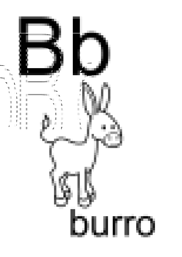 b Malvorlage b