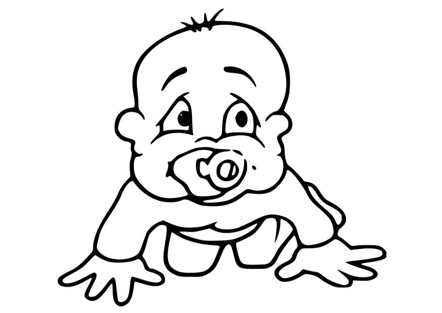 baby Malvorlage baby